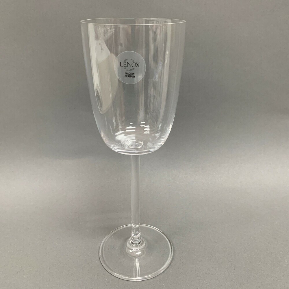 Lenox Clear Stemmed Wine Glass Made in Germany 8 3/8" high